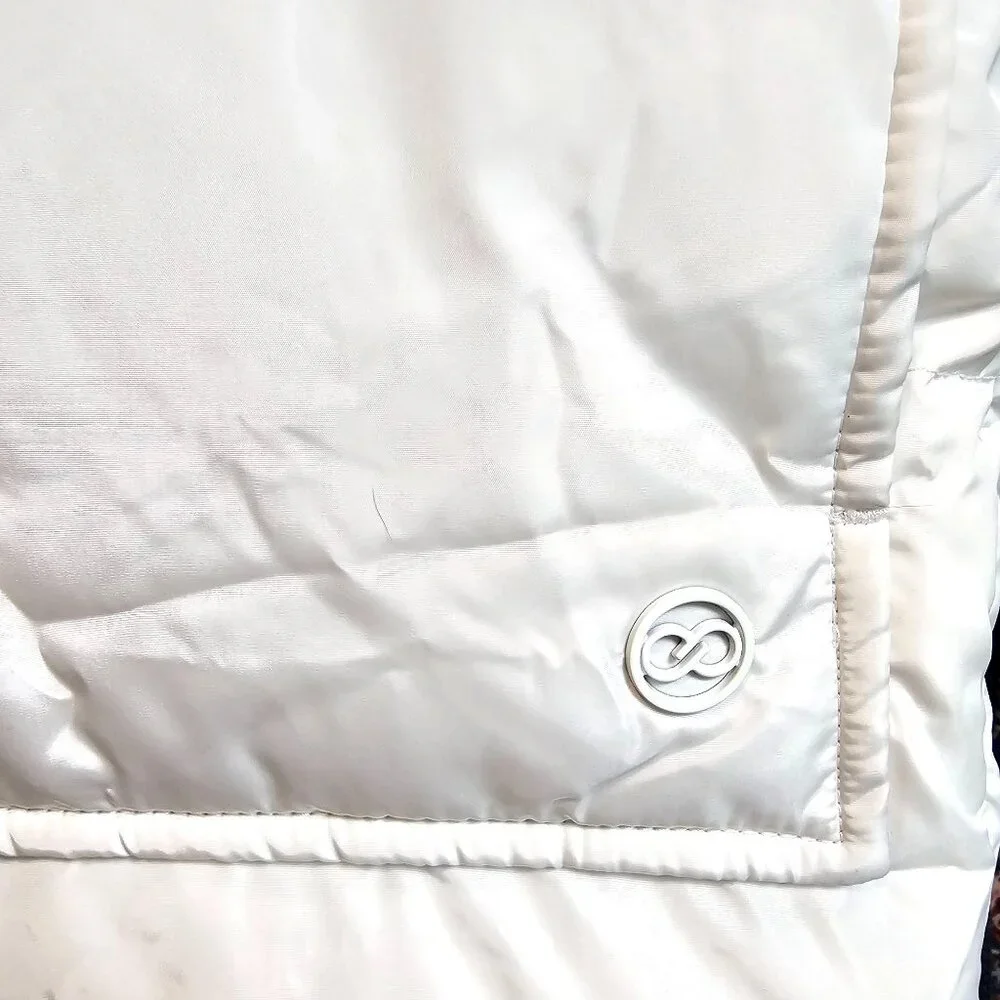 Calia Women's Outerwear Longline Snap Hooded Puffer Jacket, NWOT, Sz XS - Picture 7 of 10